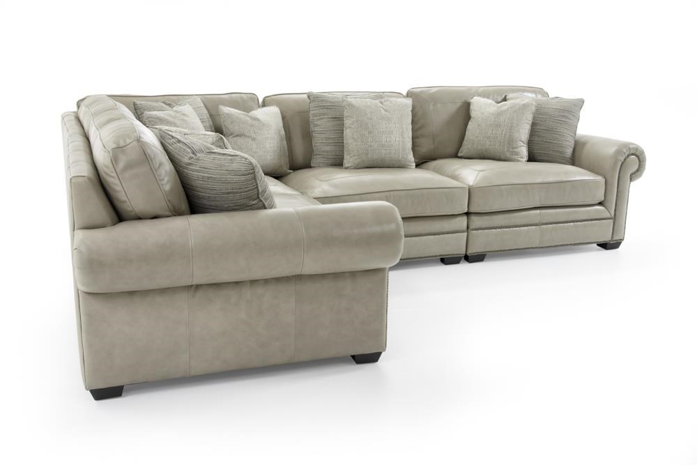 Bernhardt grandview shop leather sectional